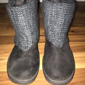 Makalu California Faux Fur Lined Boots - Grey, 8.5